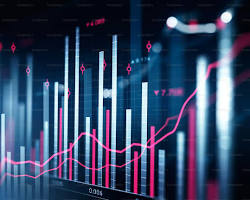 Business growth chart showing positive ROI and revenue metrics