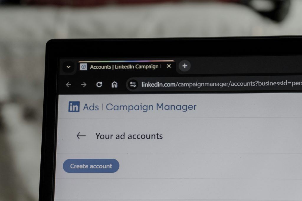 LinkedIn ad campaign manager